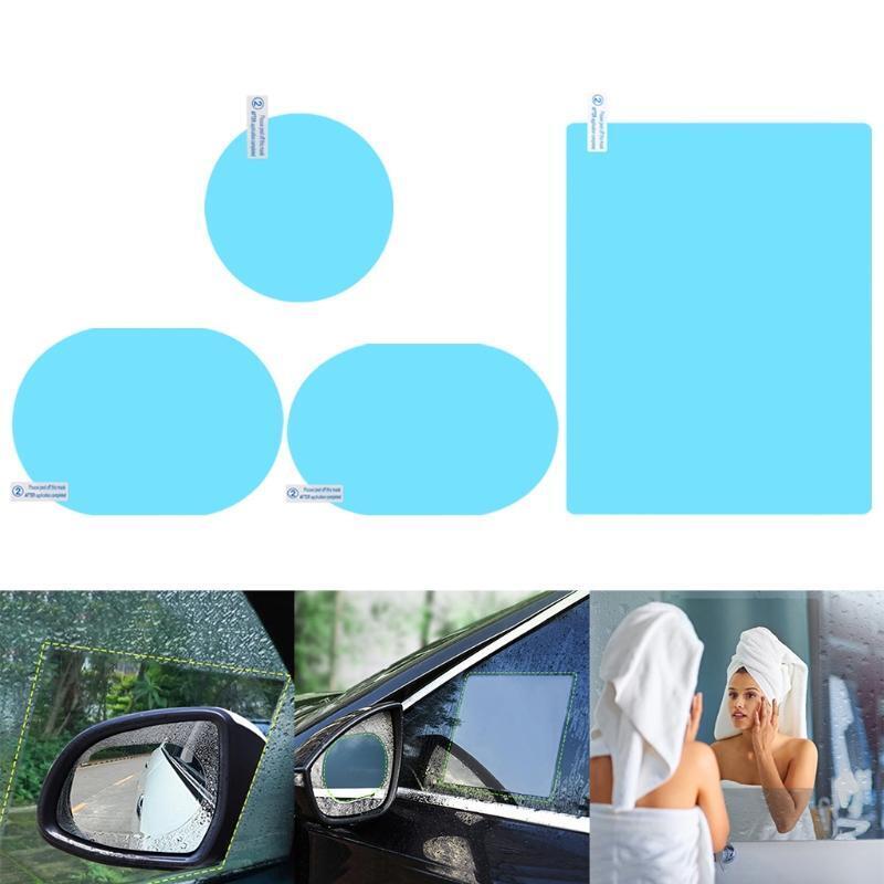 Anti-fog Film Clear Car Rear View Mirror Bathroom Protective Membrane Protector