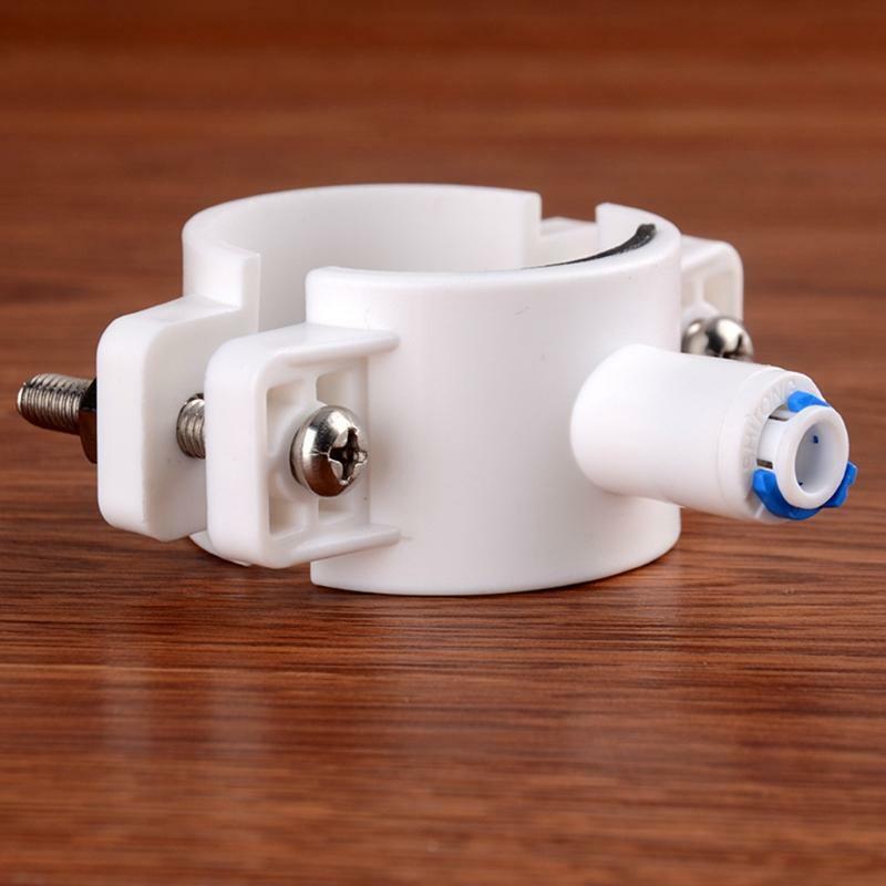 Pipe Fittings RO Water 40mm Drain Waste Water Pipe Clamp Saddle Clips 1/4" Hose
