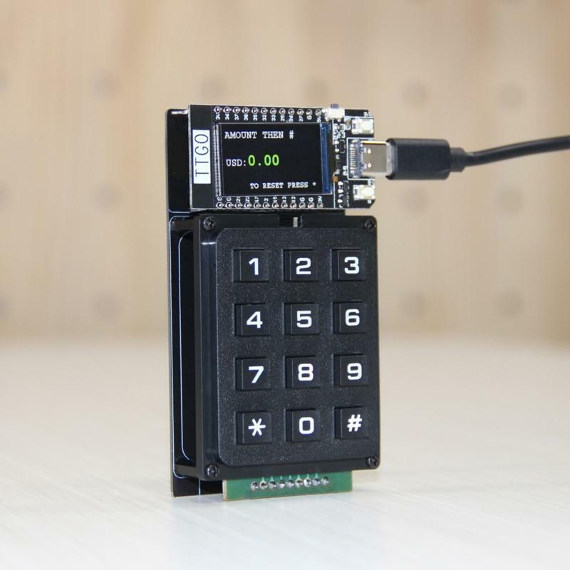 For LNURLPoS Keyboard Development Board T-Display Keypad Module Support TF Card