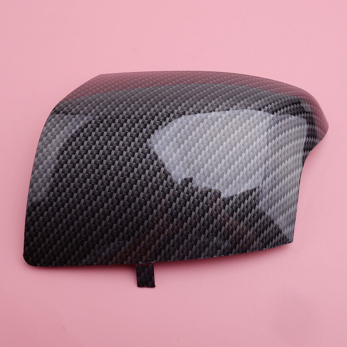 Left Carbon Fiber Style Rear View Wing Mirror Cover Trim Fit For Ford Focus Mk2