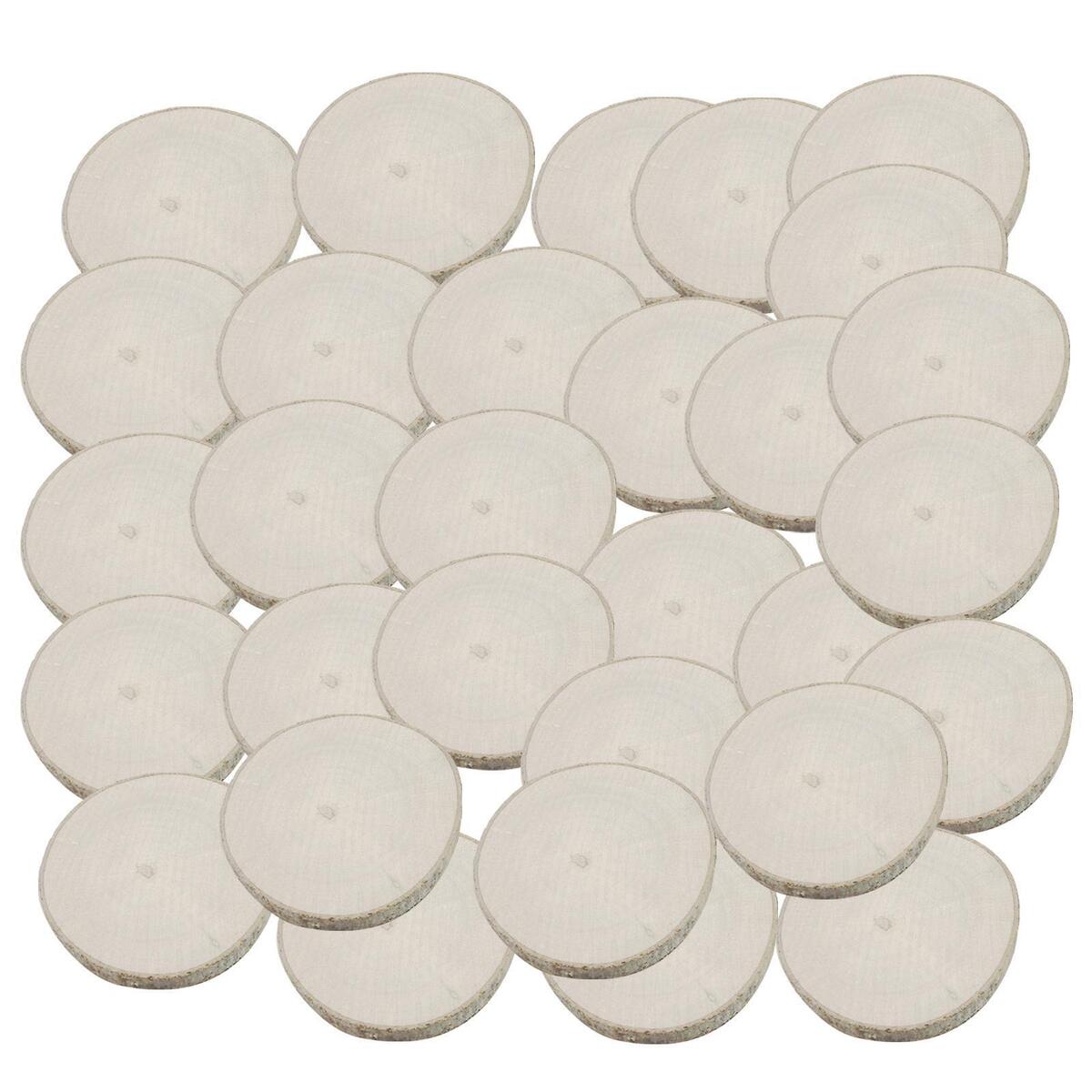 30Pcs en Pieces DIY  Cutout Chips Unfinished  Slice Painting