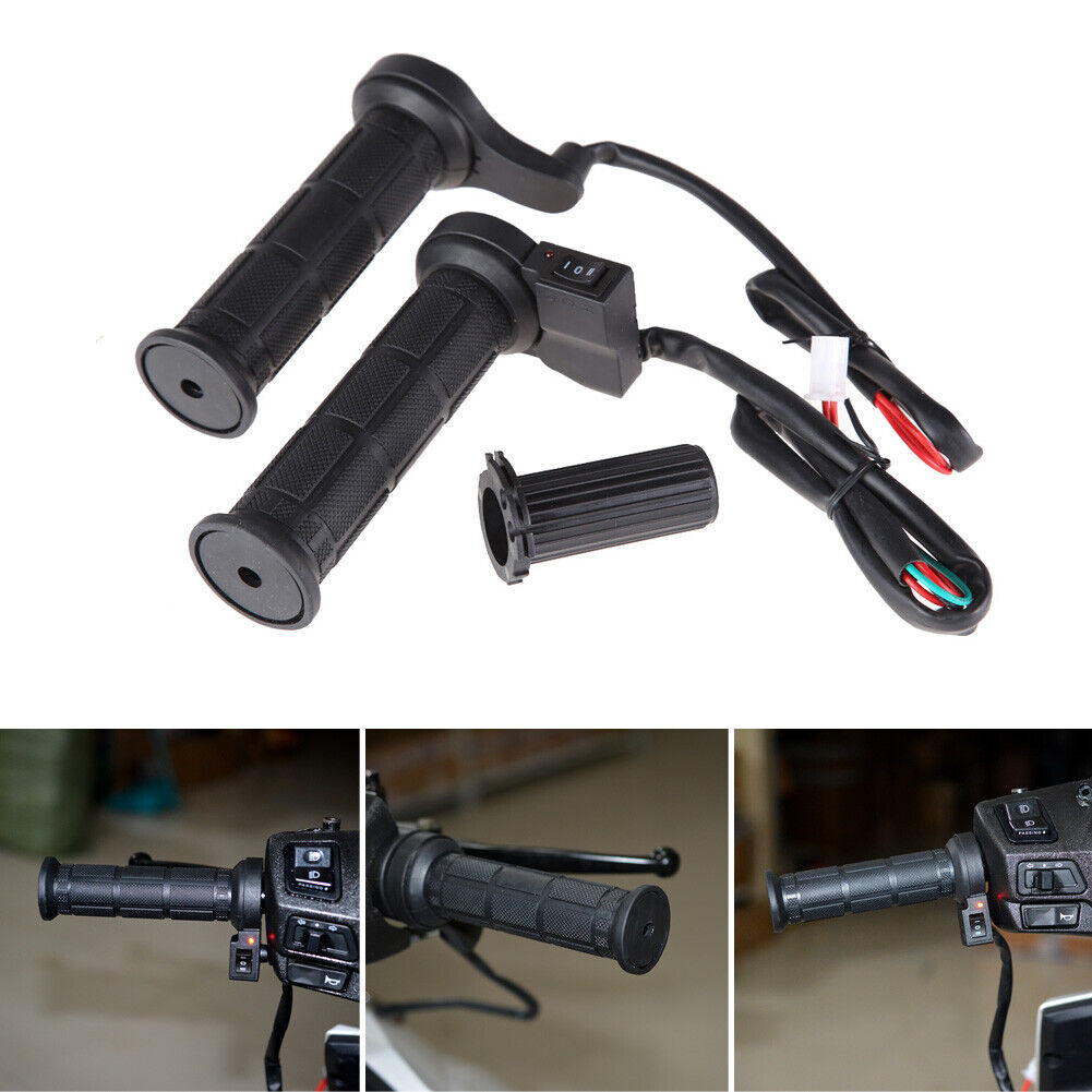 Motorcycle 22mm Electric Hand Heated Moded Grips ATV Warmers Handlebar