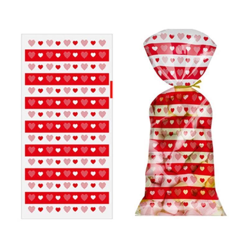 100 Pcs Cellophane Goody Bags Assortment for Holiday Treats Party Supplies Gift