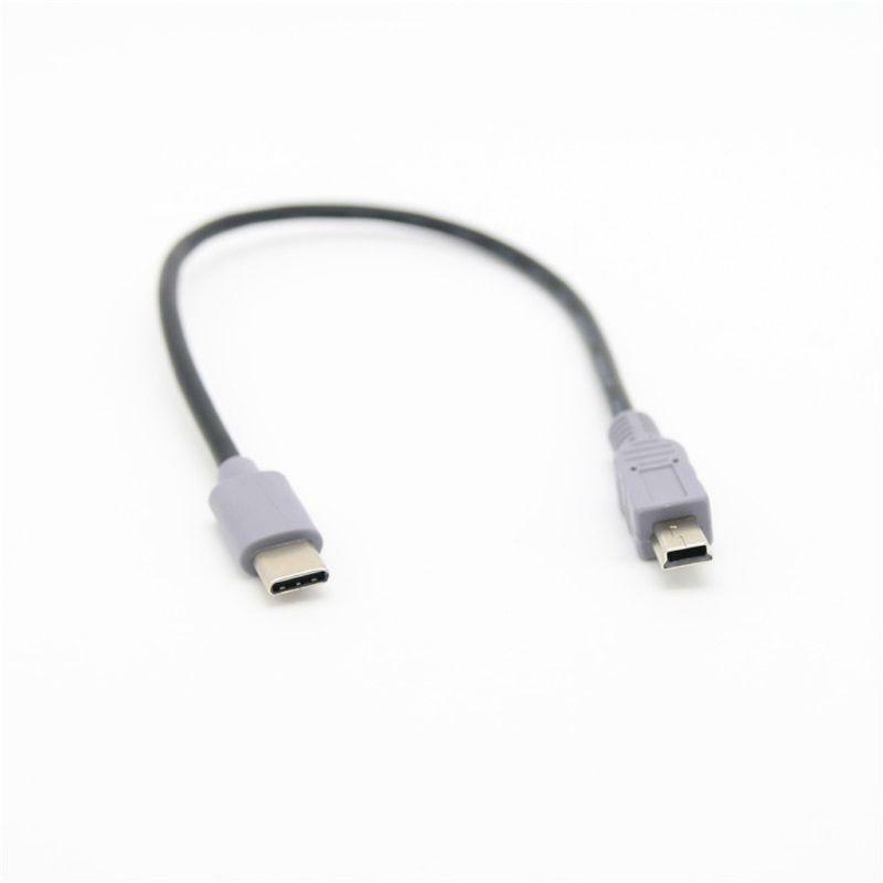 1M USB Type C 3.1 Male To Mini USB 5 Pin B Male Plug Converter