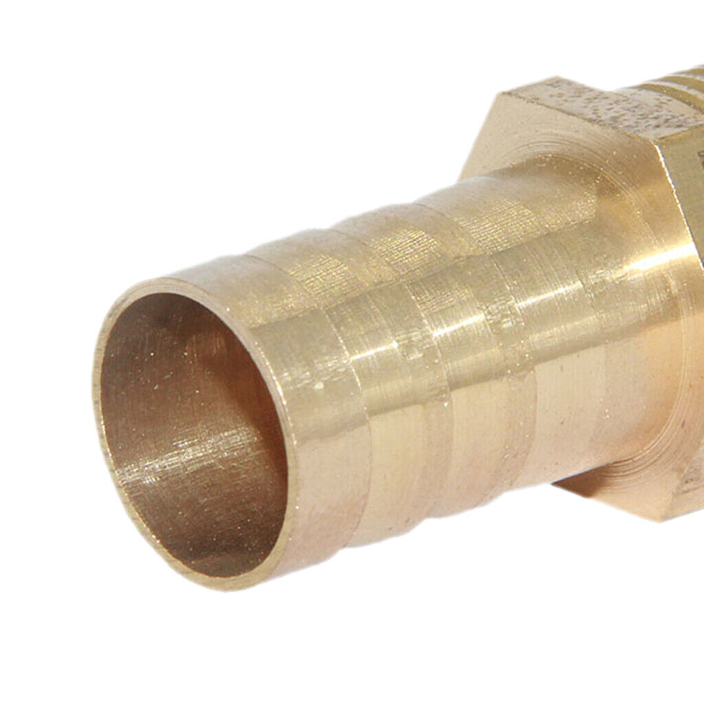 19mm 1/2" Brass Barbed Hose Tube Fuel  Pagoda Fitting Coupler 02