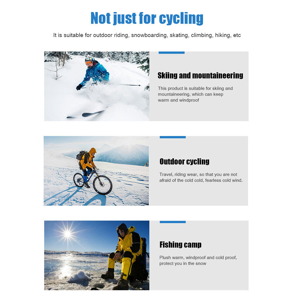 Beanies Hats Winter Warm Sports Cycling Running Ski Bonnet Caps (Red)
