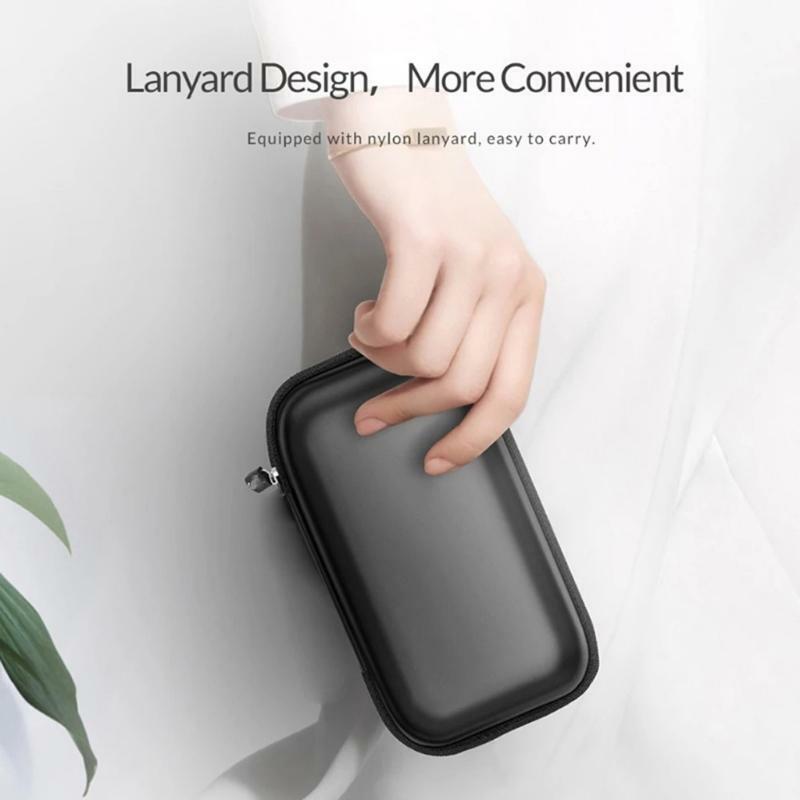 Power Bank Case Hard Case Box For Hard Drive Disk USB Cable Storage Carrying