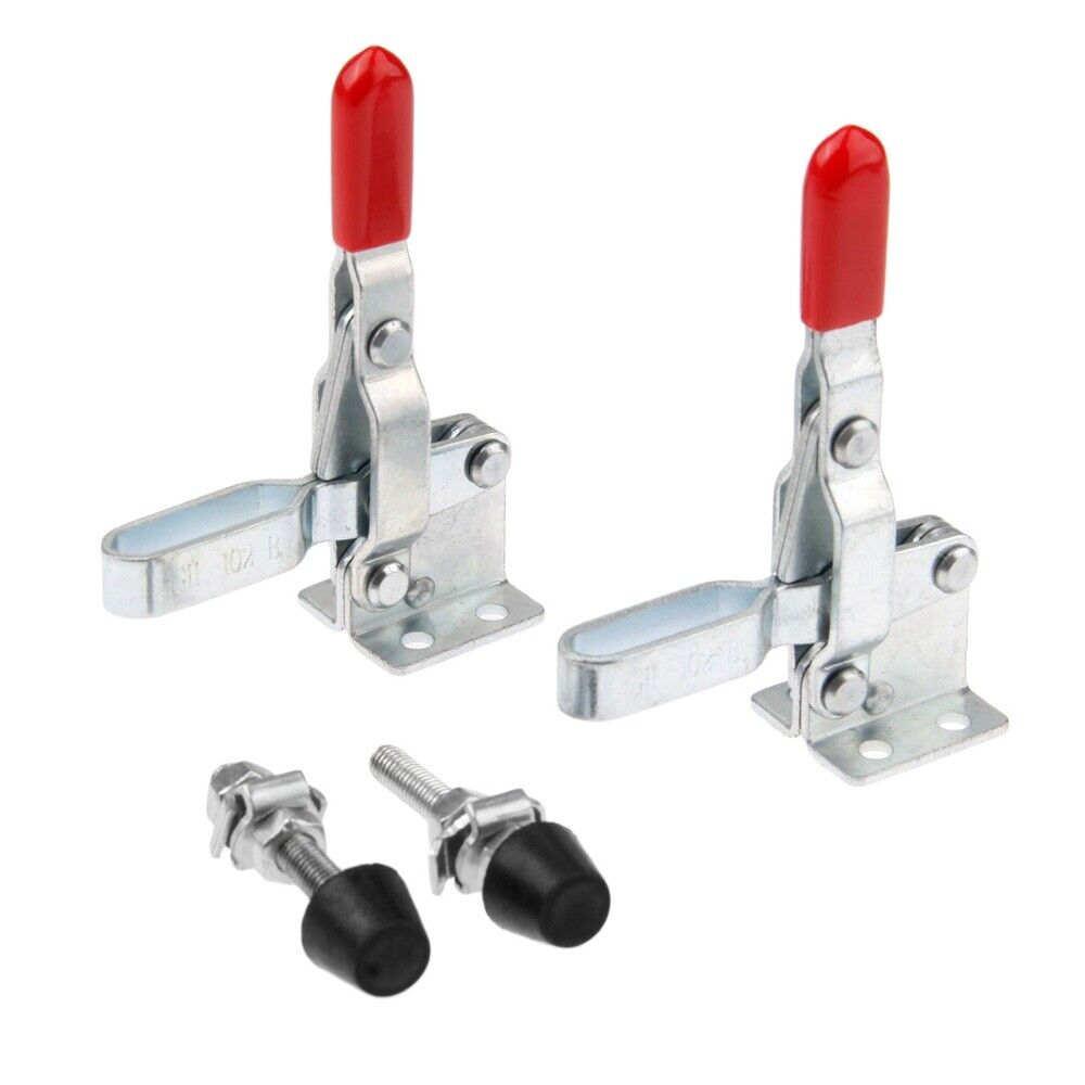 2Pc Toggle Clamp GH-102-B Holding Capacity 50Kg/110Lbs Wood Working Equipment