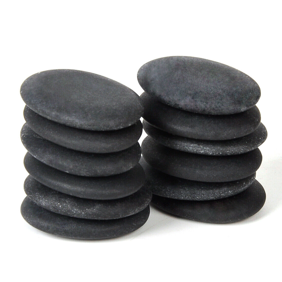 12pcs Massage Master Hot Stone Toe Spa Massage Kit Basalt Rock Asst Relaxing Li