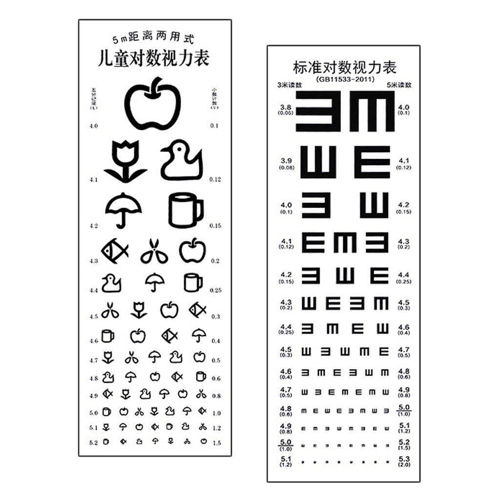 Standardized Eye Chart Visual Testing Chart  School for