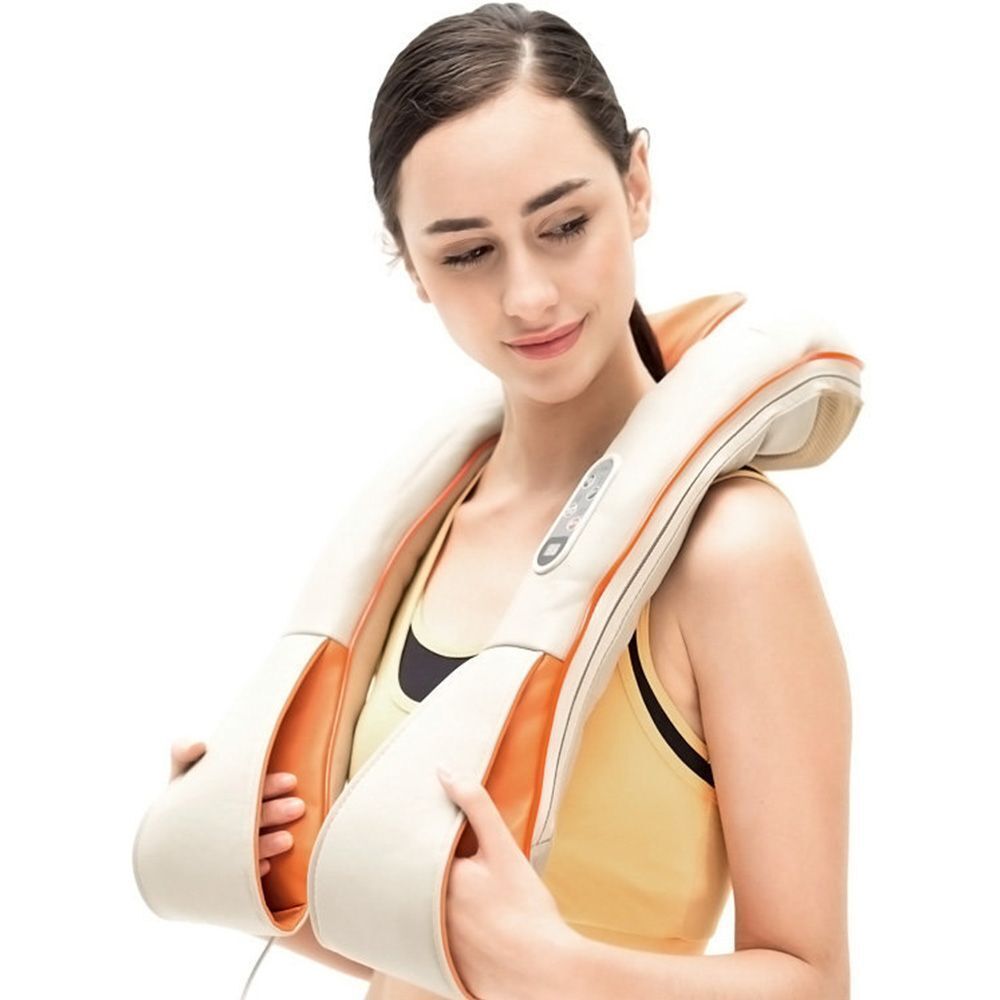 New Heat Kneading Electric Shoulder Massager Back Massage Neck Shiatsu
