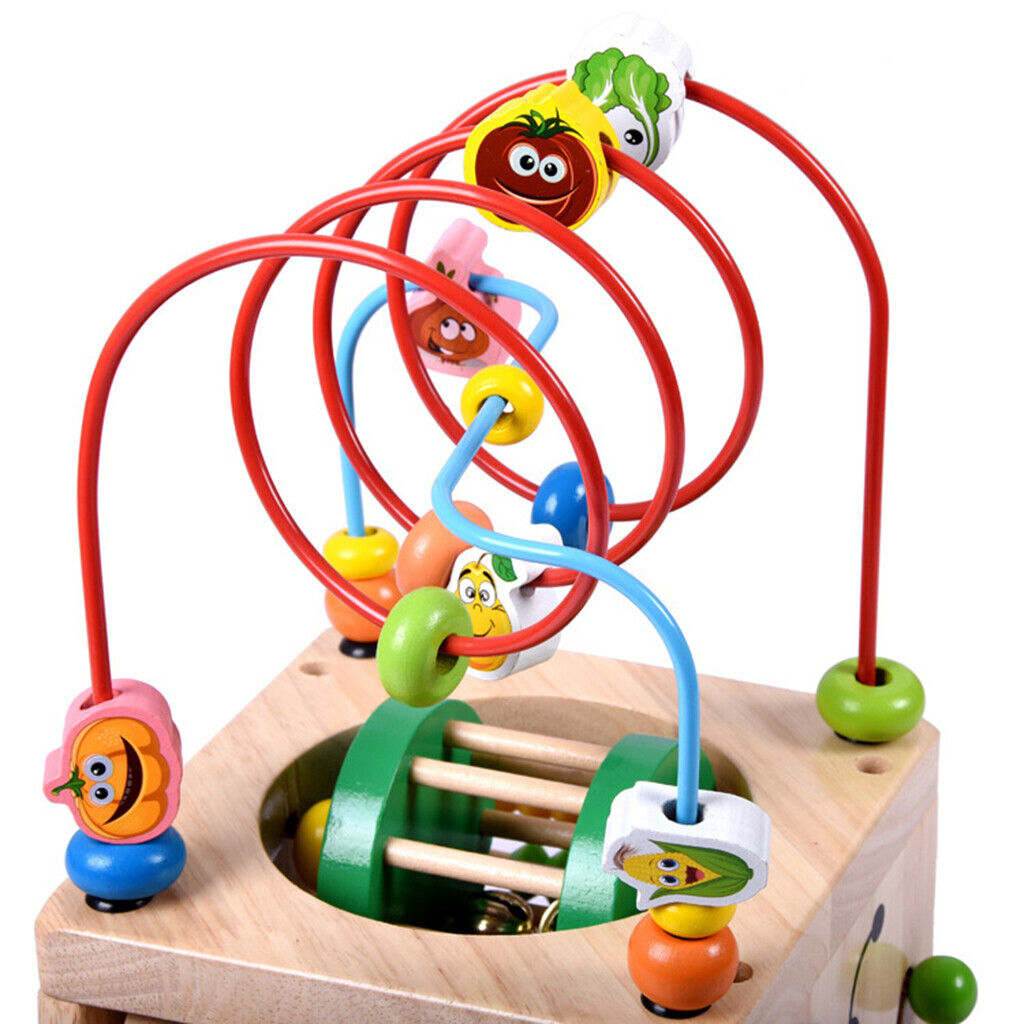Wooden Activity   Wooden Bead Maze Educational Preschool Learning