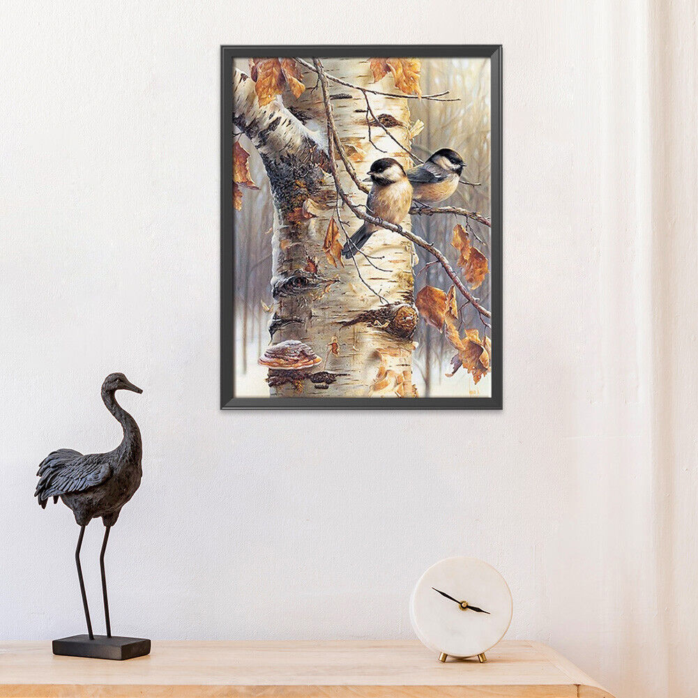 Tree Bird Counted Cross Stitch Embroidery Kit 14CT Needlework (VS-0048)