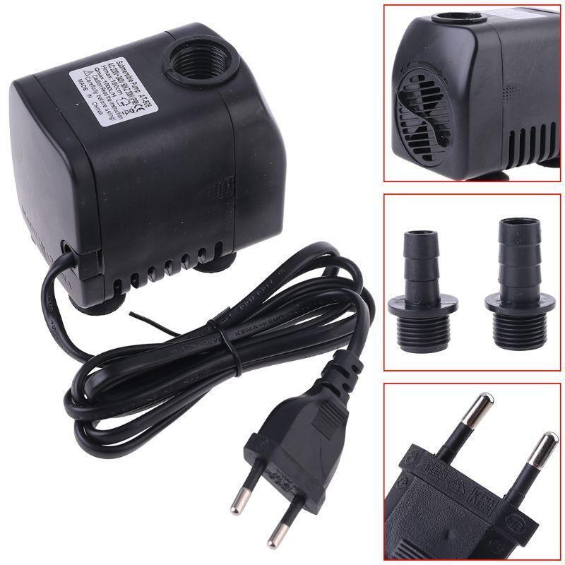 EU Plug 220V 20W 1000L/H Submersible Fountain Air Fish Tank Aquarium Water Pump