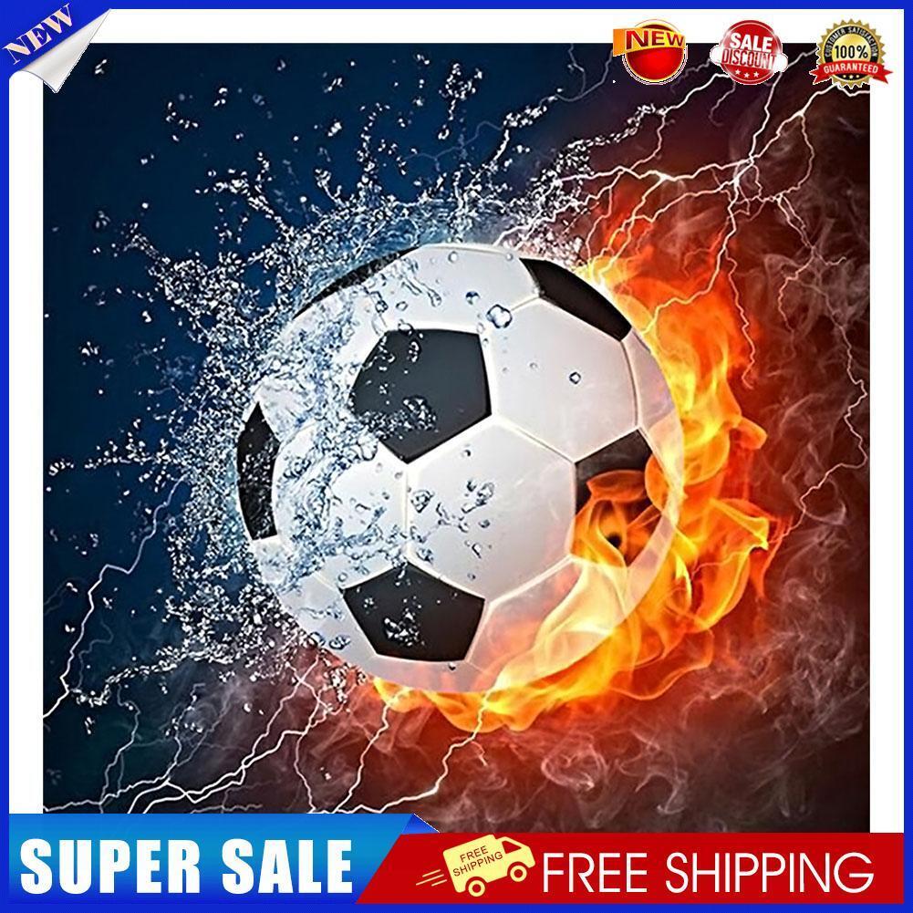 Football DIY Full Drill Round 5D Diamond Painting Embroidery Cross Stitch