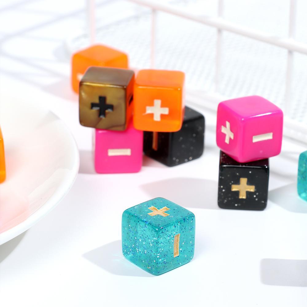 Minus Dice Two-color Dices Mathematical Operation Dice Board Game Accessories