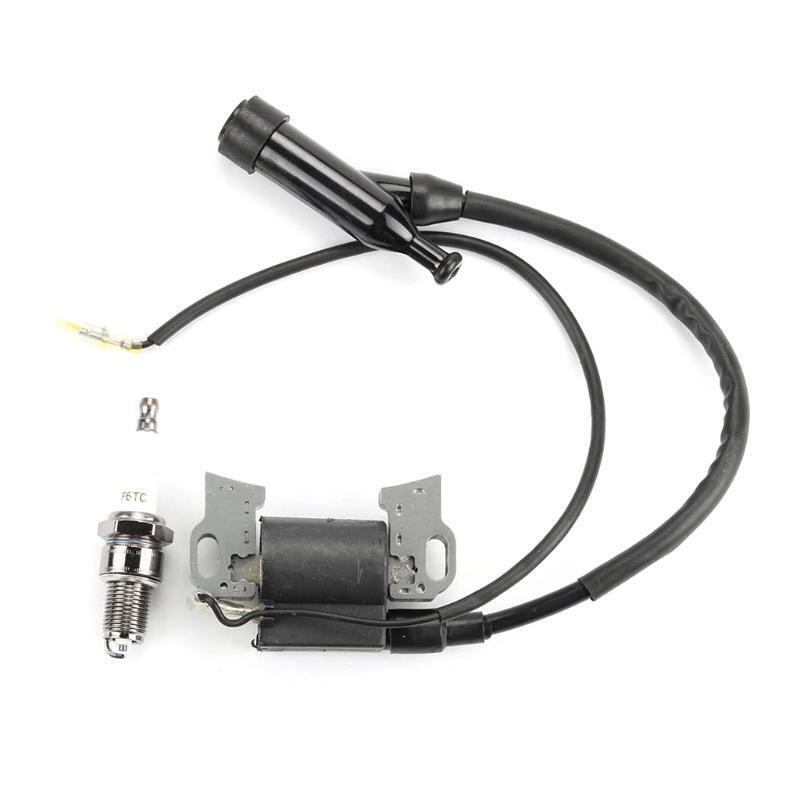 Ignition Coil for Honde Gx240 Engine Lawn Mower Tractor Generator w/Spark Plug