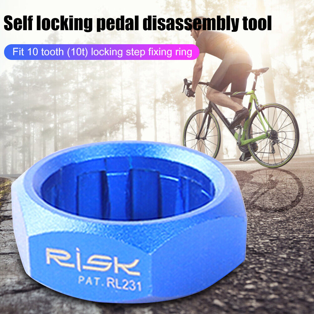 RISK MTB Road Bike 10T Pedal Axle Spindle Removal Tool Lock Bolt for M520