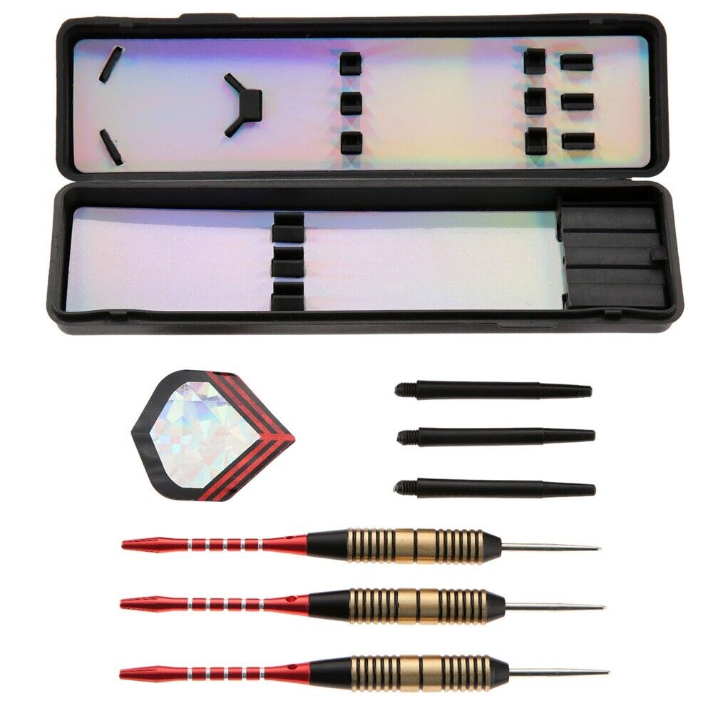3pcs/Set Steel Tip Dart Darts with Brass Barrel Aluminum / Plastic Shaft 26g HQ