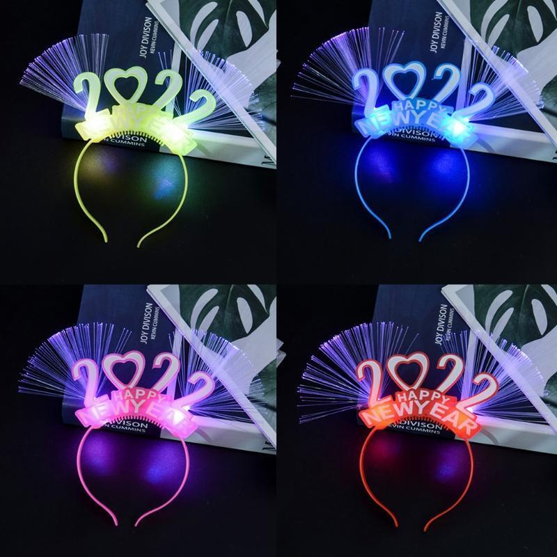 2022 Luminous Optical Fiber Bopper Headdress Party Supplies Hair Accessories