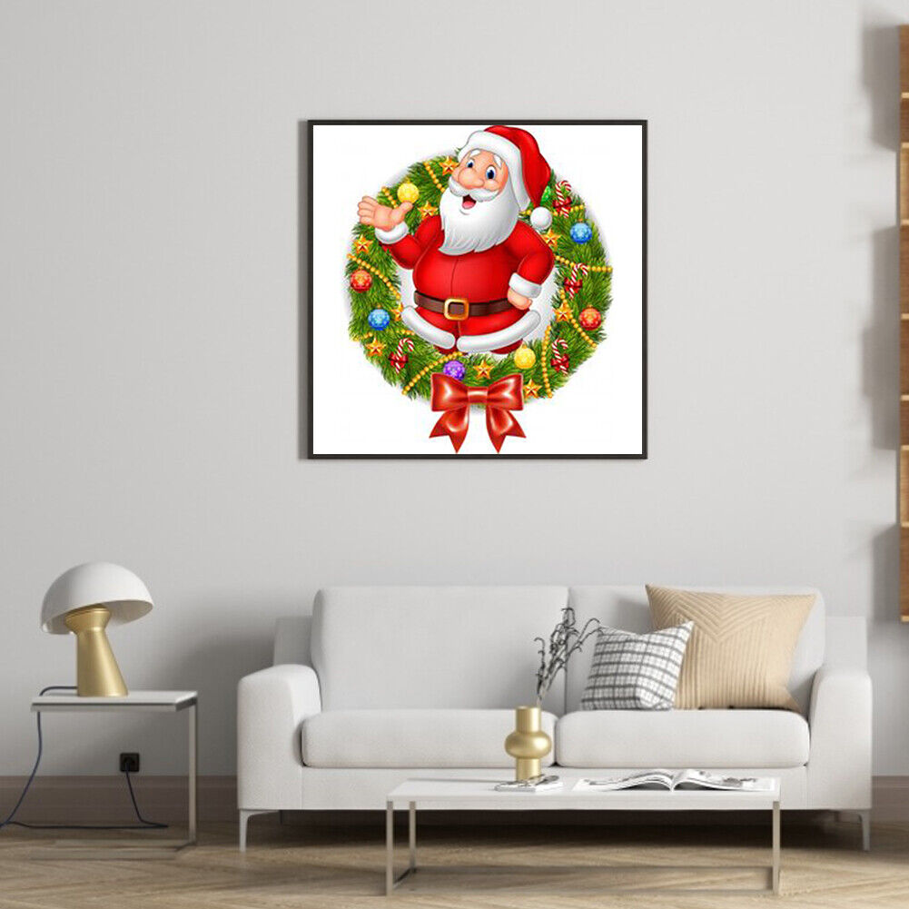 DIY Round Diamond Painting Santa Claus Star Full Drill Rhinestone (E623)