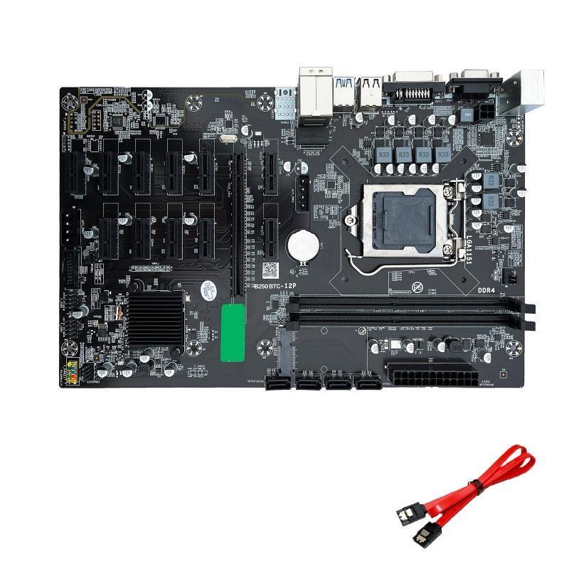 Motherboard B250B BTC CPU Miner Motherboard DDR4 12 PCI-E Graphics Card LGA 1151