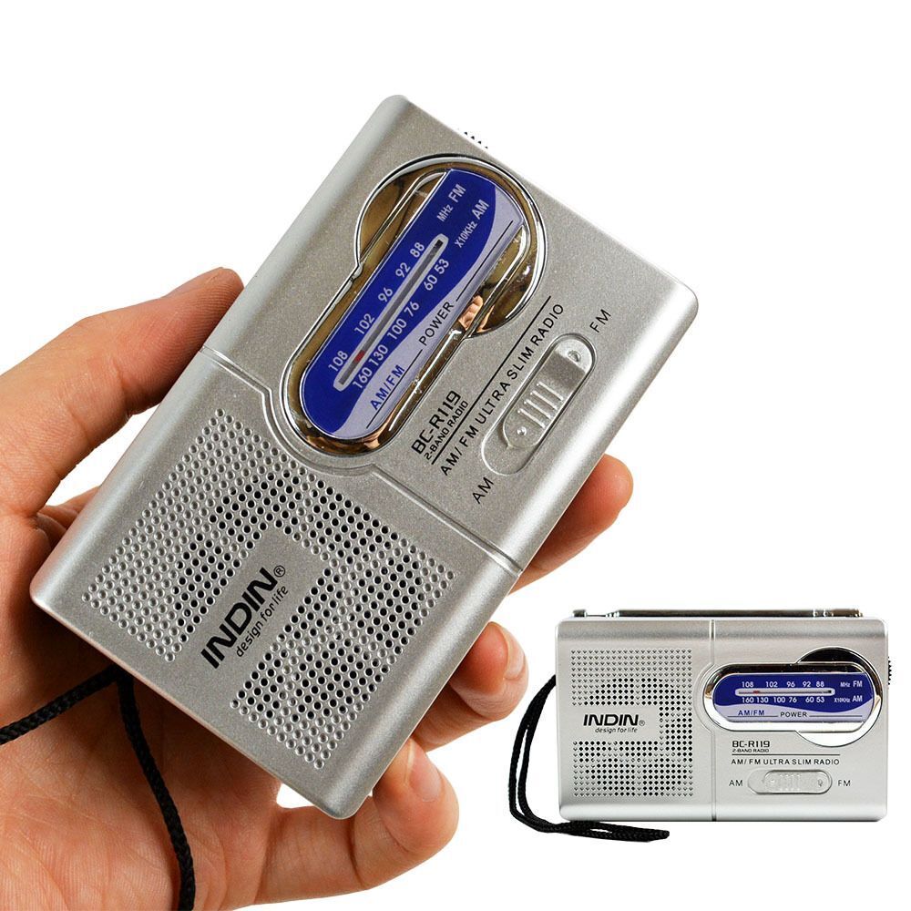 Essential Survival Tool Pocket Weather Radio World Receiver AM/FM Mini Radio