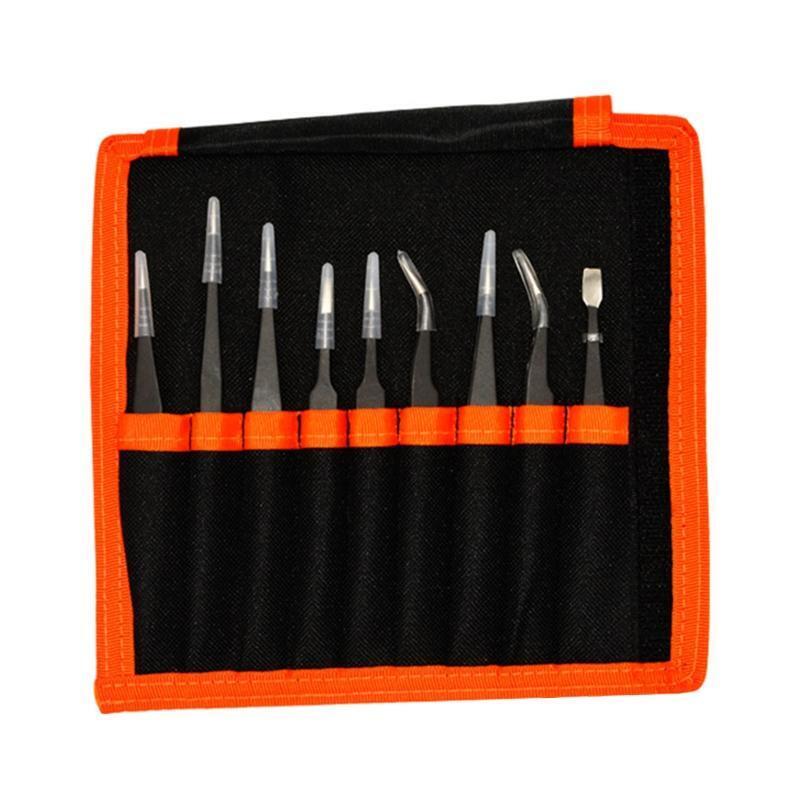 Precision Tweezers Set ESD Tweezers Set nti-Static Stainless Steel Tweezers Kit