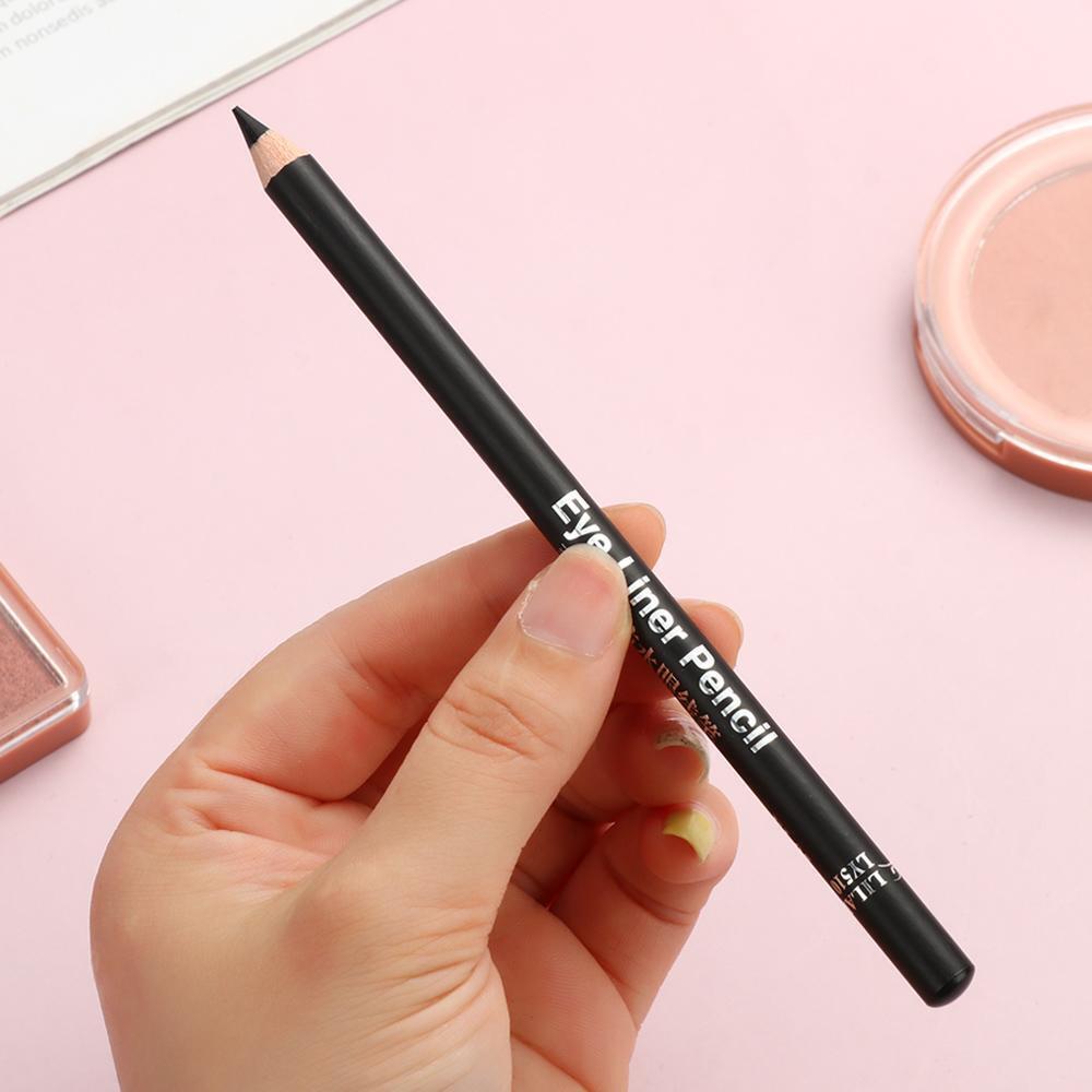 women Smooth Cosmetic Lasting Eyeliner Pencil Black Waterproof Makeup tool