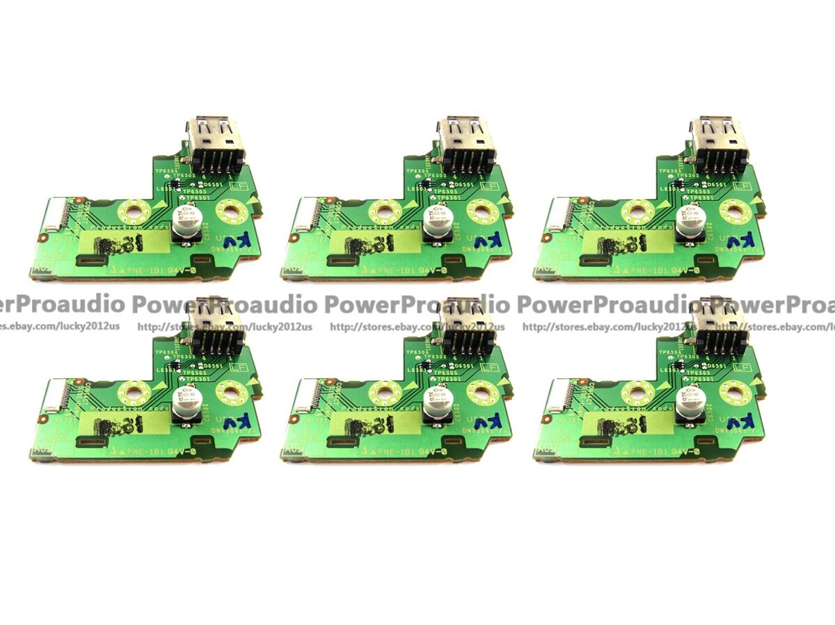 6PCS spare part CDJ2000 USB connector with PCB baord ASSY DWX3043