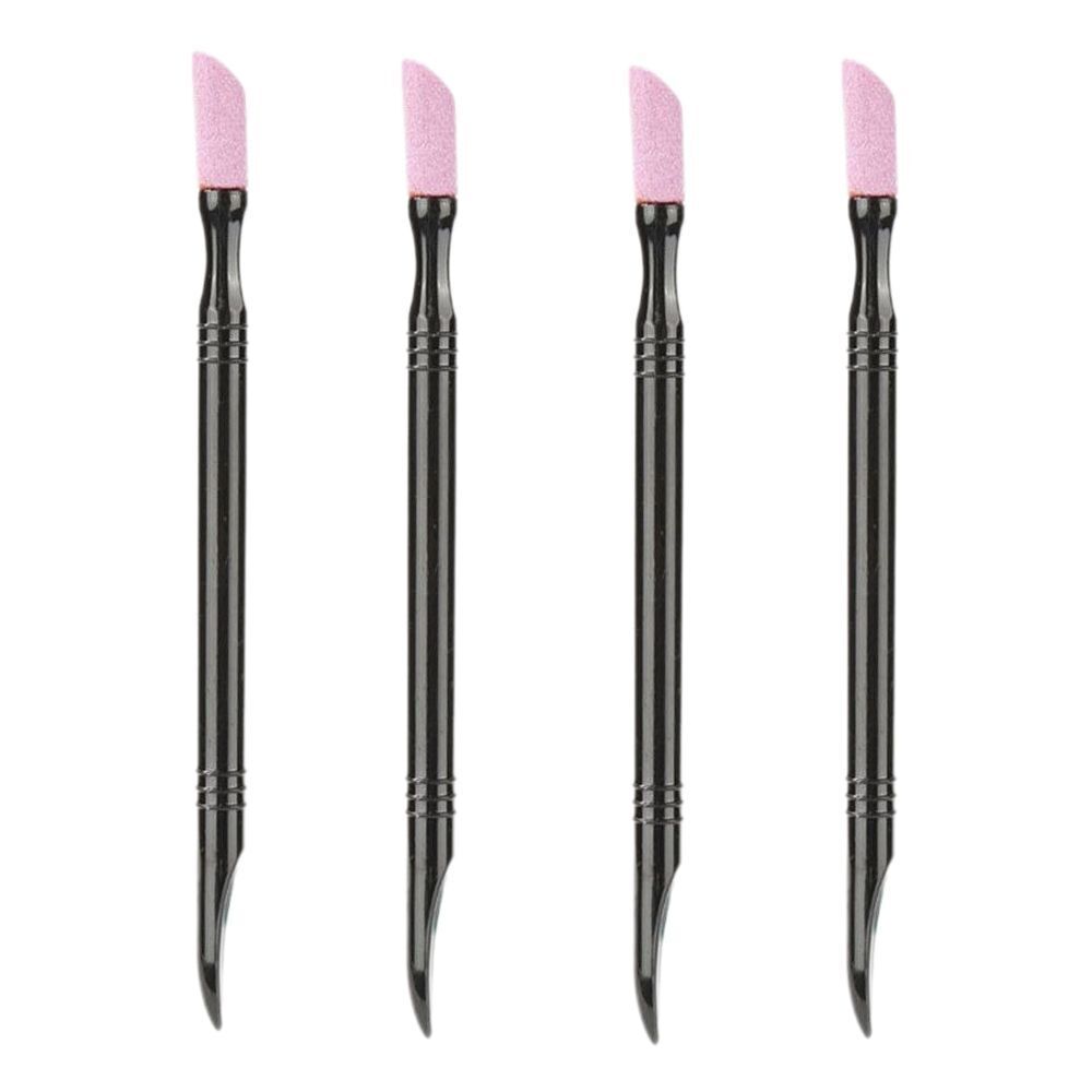 Tools Grinding Rods Double-ended Nail File Pen Cuticle Pusher Dead Skin Remover