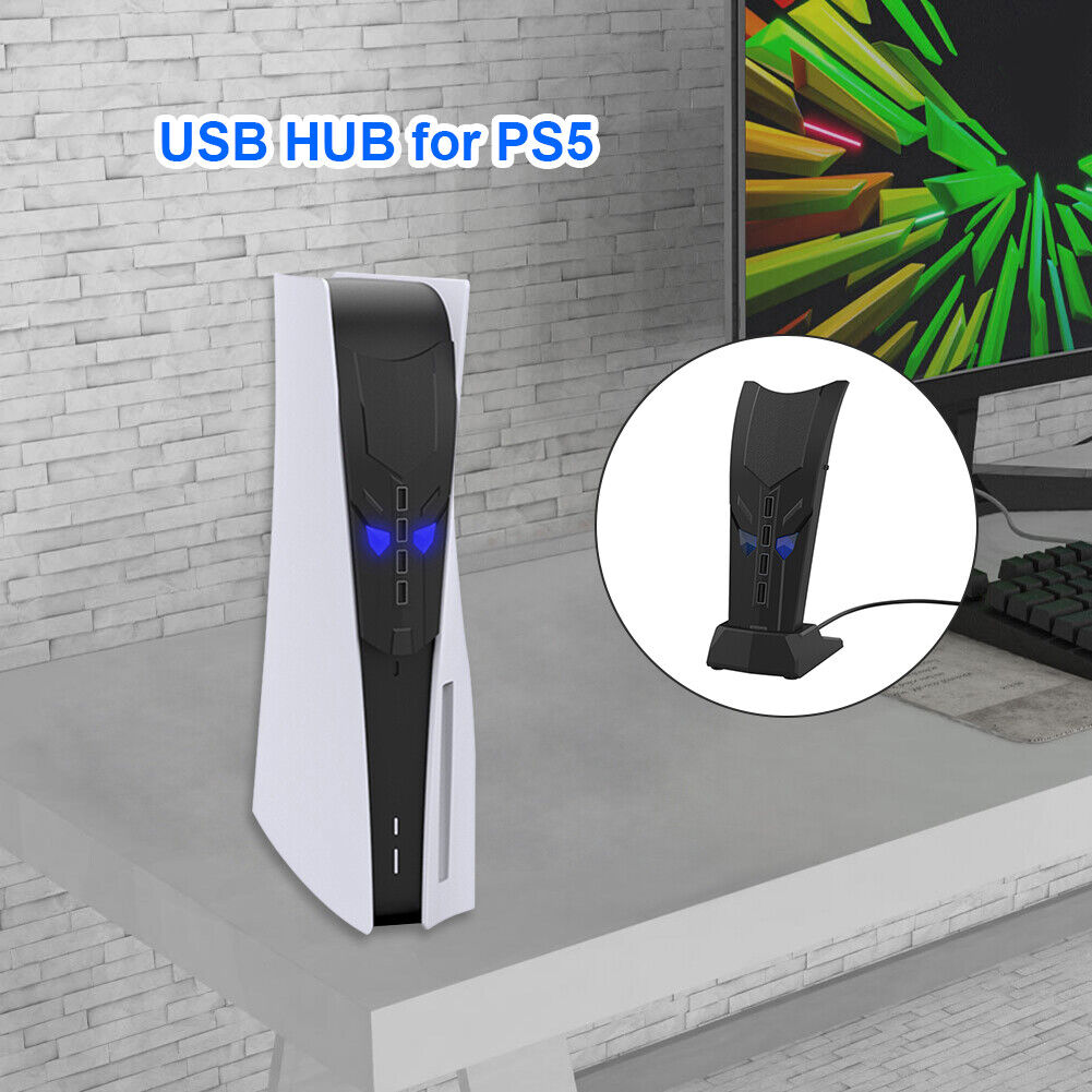 4 Port USB Hub Splitter for PS5 PS4 Xbox One S Series X Nintend Switch