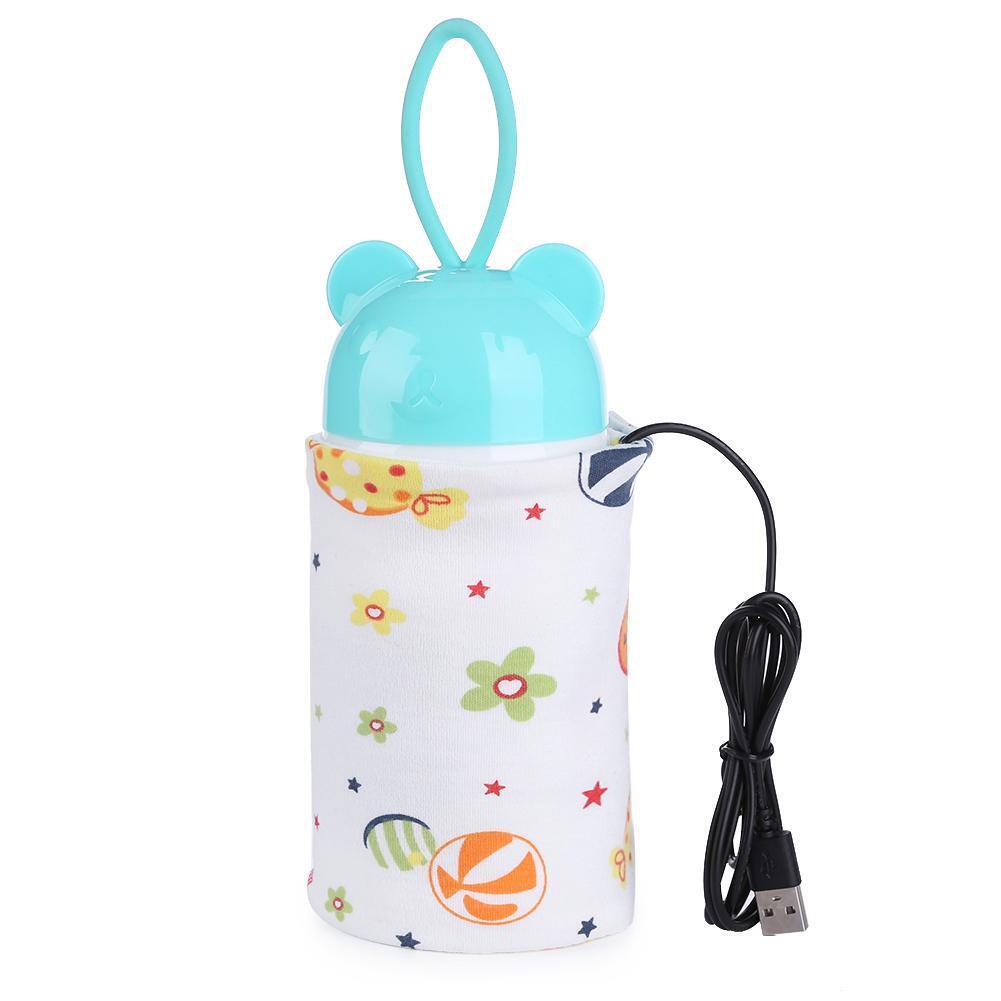 Baby Bottle Warmer Portable Milk Cup Heater Infants Feeding Bottle Bag (D)