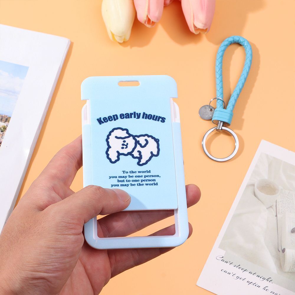 Cartoon Creative Bank Card ID Card Sleeve Credit ID Card Holder Protective Case