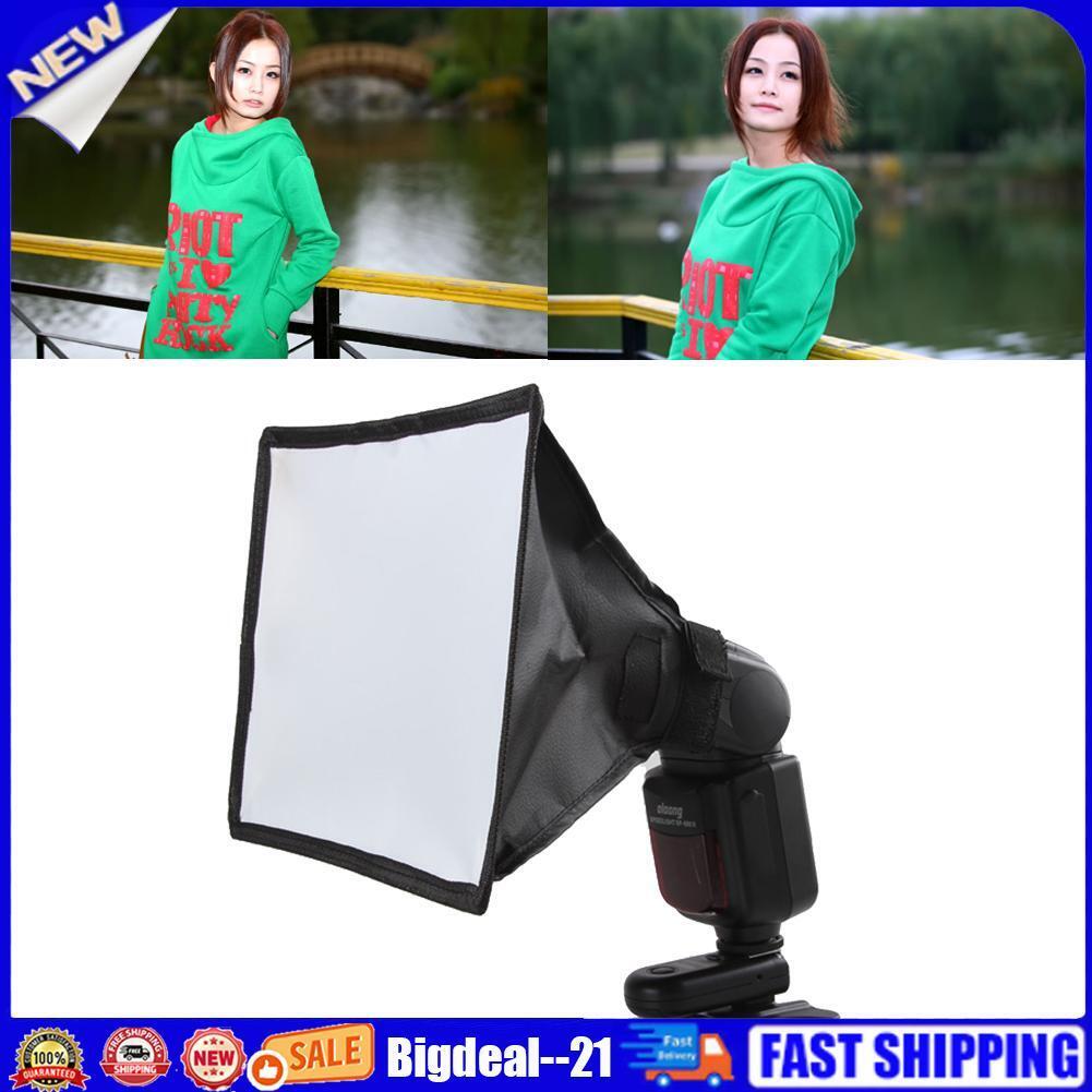 Universal Flash Lamp Soft Box Mini Diffuser for Canon Nikon Sony 15*17cm