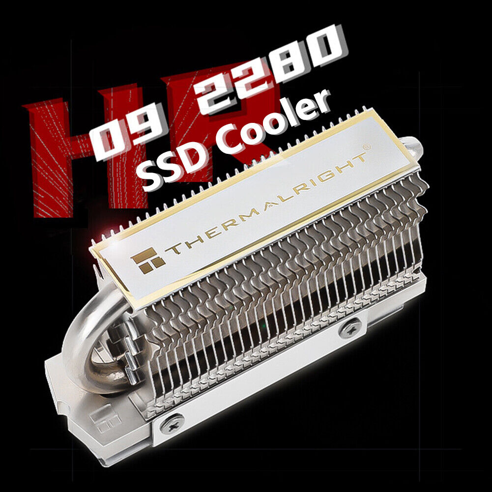 Thermalright M.2 HR-09 2280 Solid State Drive Cooler Heat Pipe Heatsink