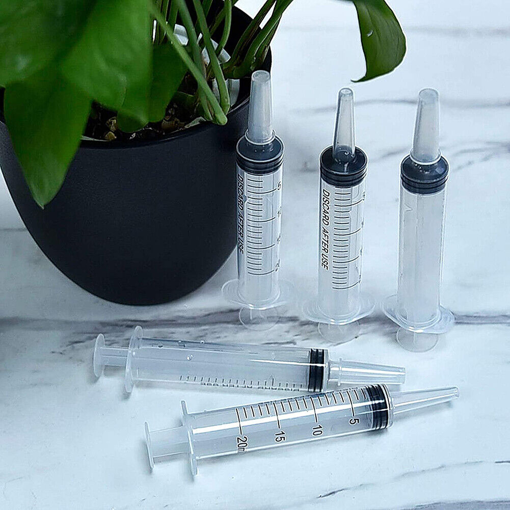 20ml Reusable Liquid Syringe for Animal Food Feeding Industrial Hydroponics