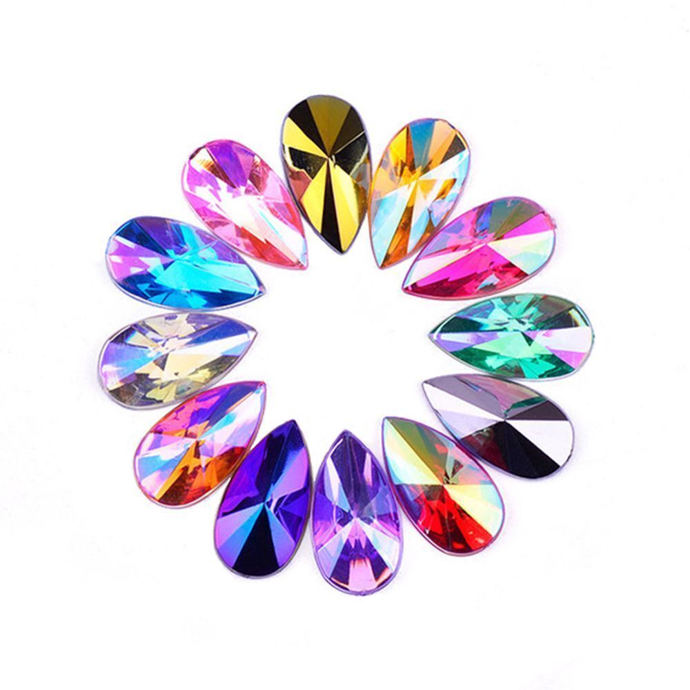Face Body Adornment Horse Eye AB Rhinestone Crystal Gems Nail Decorations