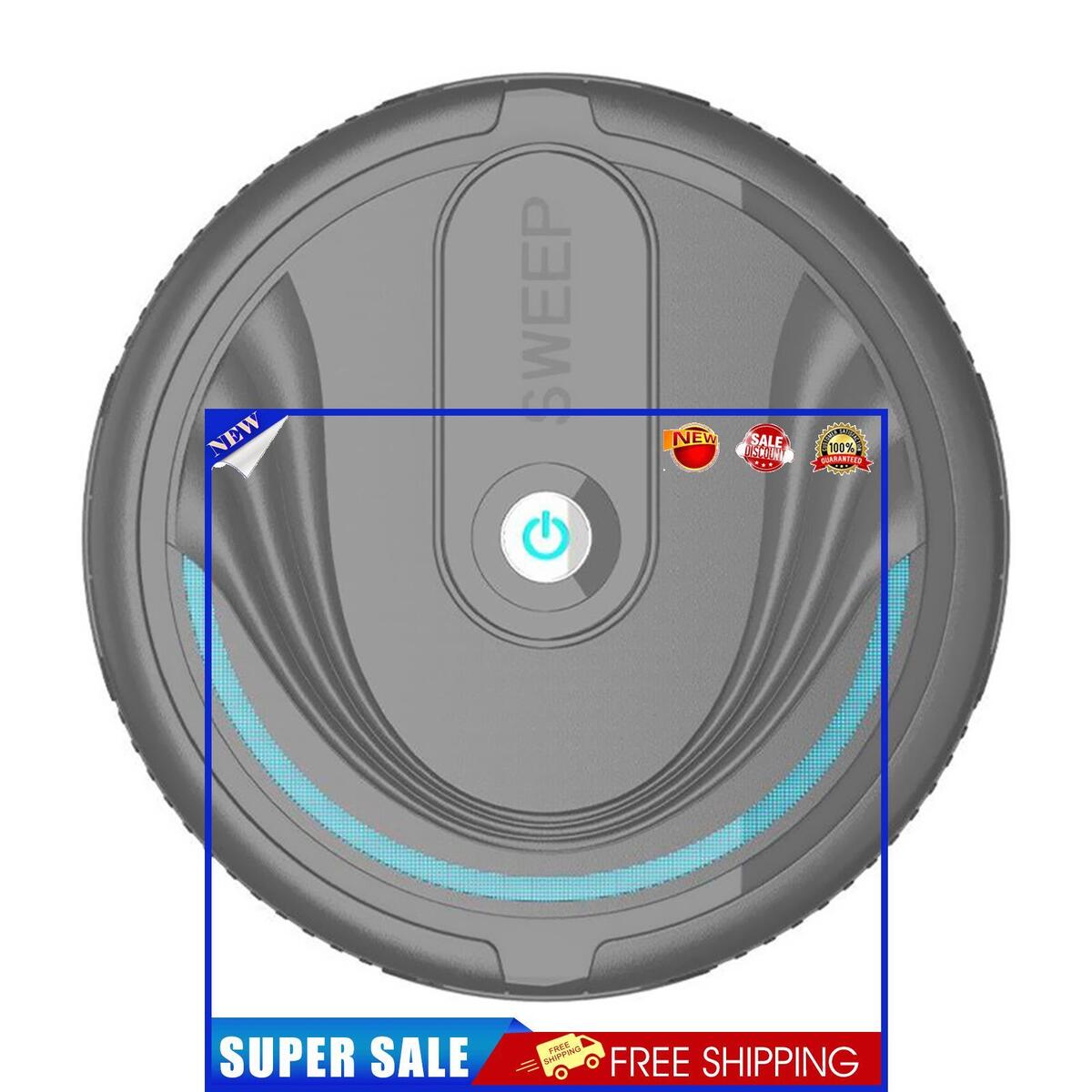 Robot Vacuum Cleaner - Rechargeable Automatic Smart Sweeping Cleaning Robot