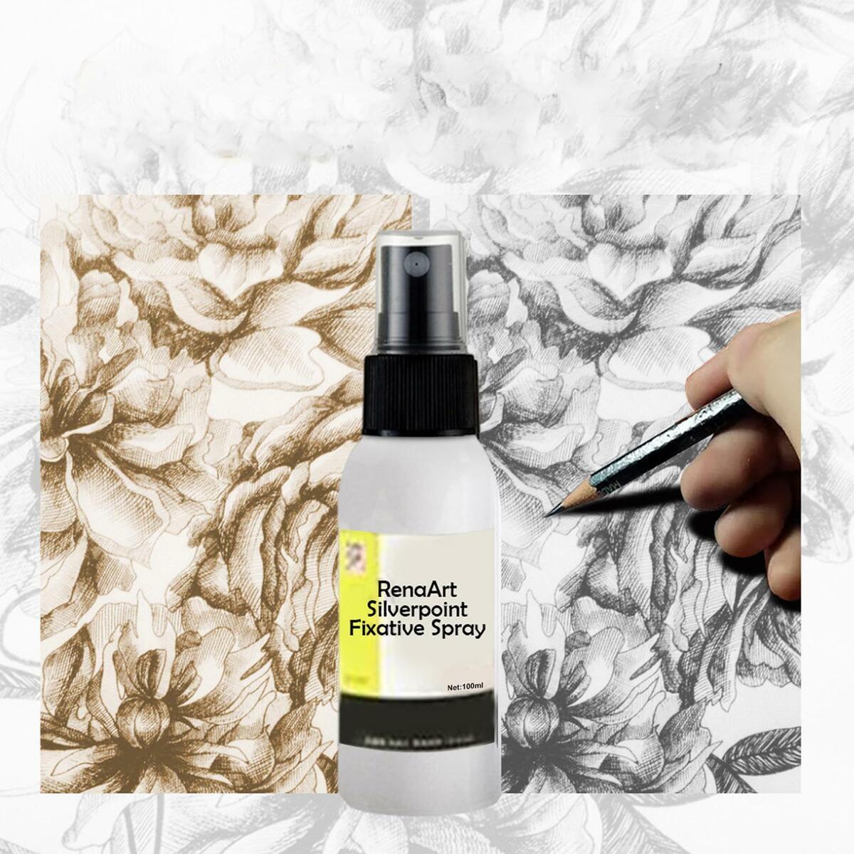Fixative Spray for Charcoal Pencil Drawings Art Sketch