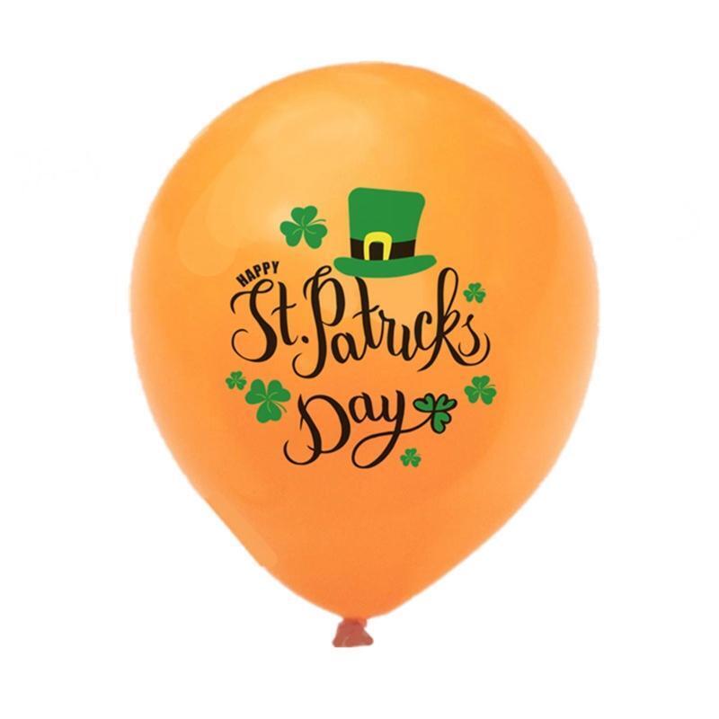Saint Patricks Day Decors Shamrock Four Leaf Banner Flag Ballon Cake Toppers
