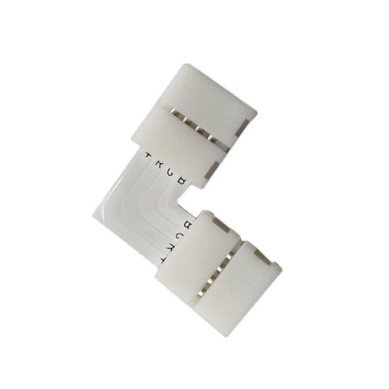 47 Pcs 4 Pin T&L Shape Led Connectors Kits RGB LED Strip Light Accessories