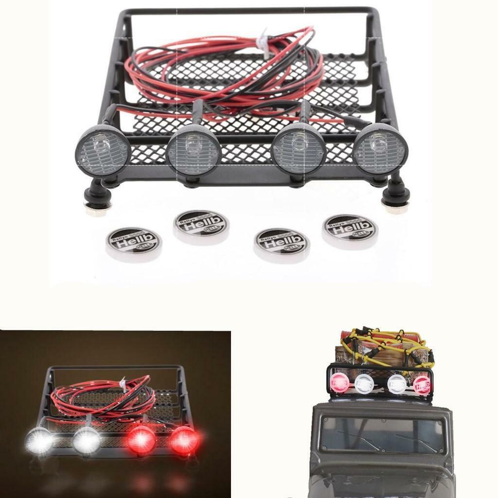 155*110*40mm  Roof Rack w/ Round  & Lampshade /10 RC Car