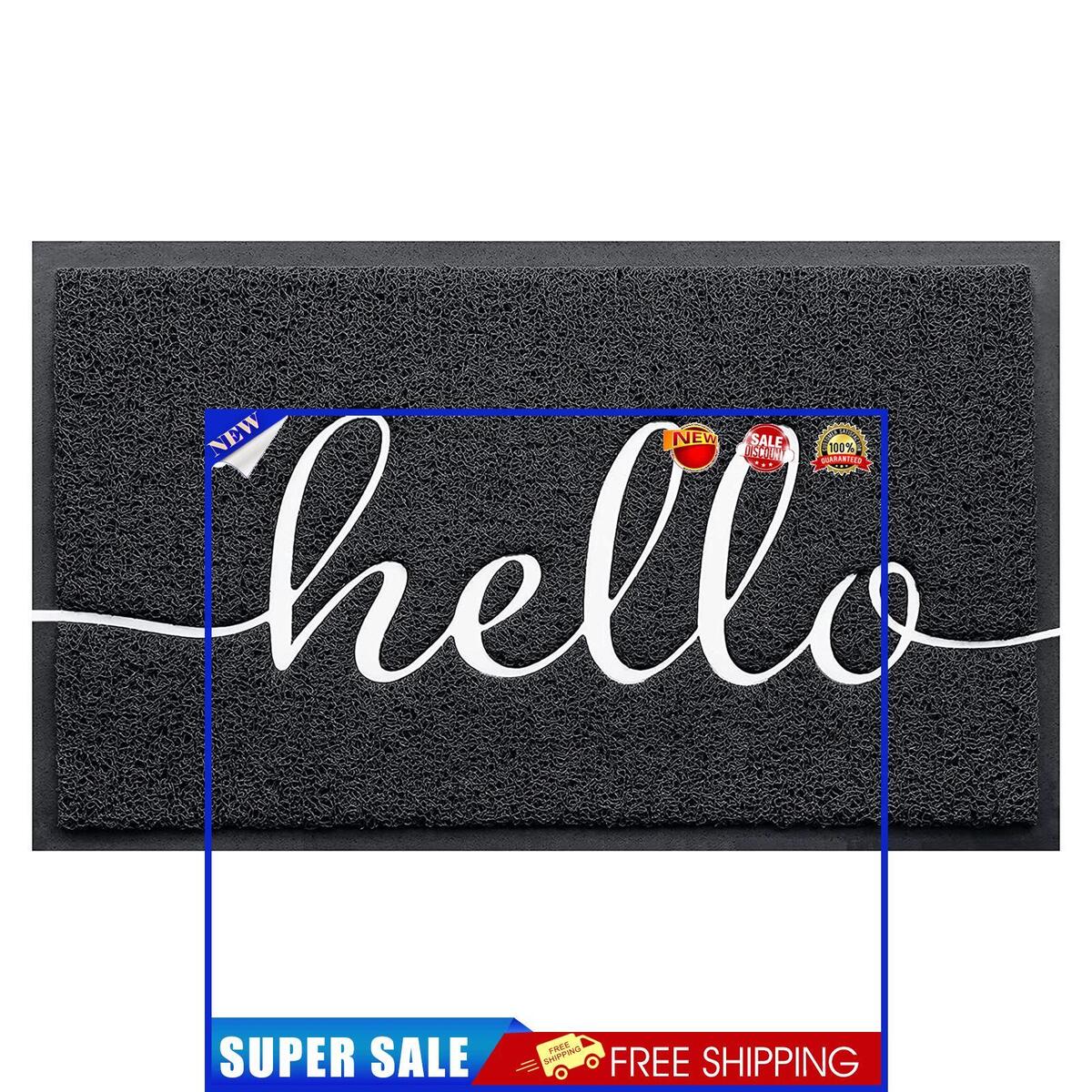 Washable Polyester Carpets - Entering Door Welcome Mat Non-Slip Pads (01)