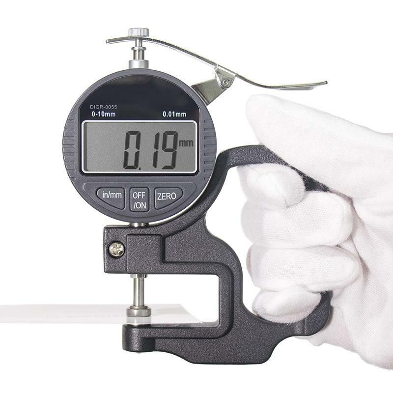 Metal Thickness Gauge Digital Thickness Gauge 0-0.4 inch/10mm 0.00005" Meter