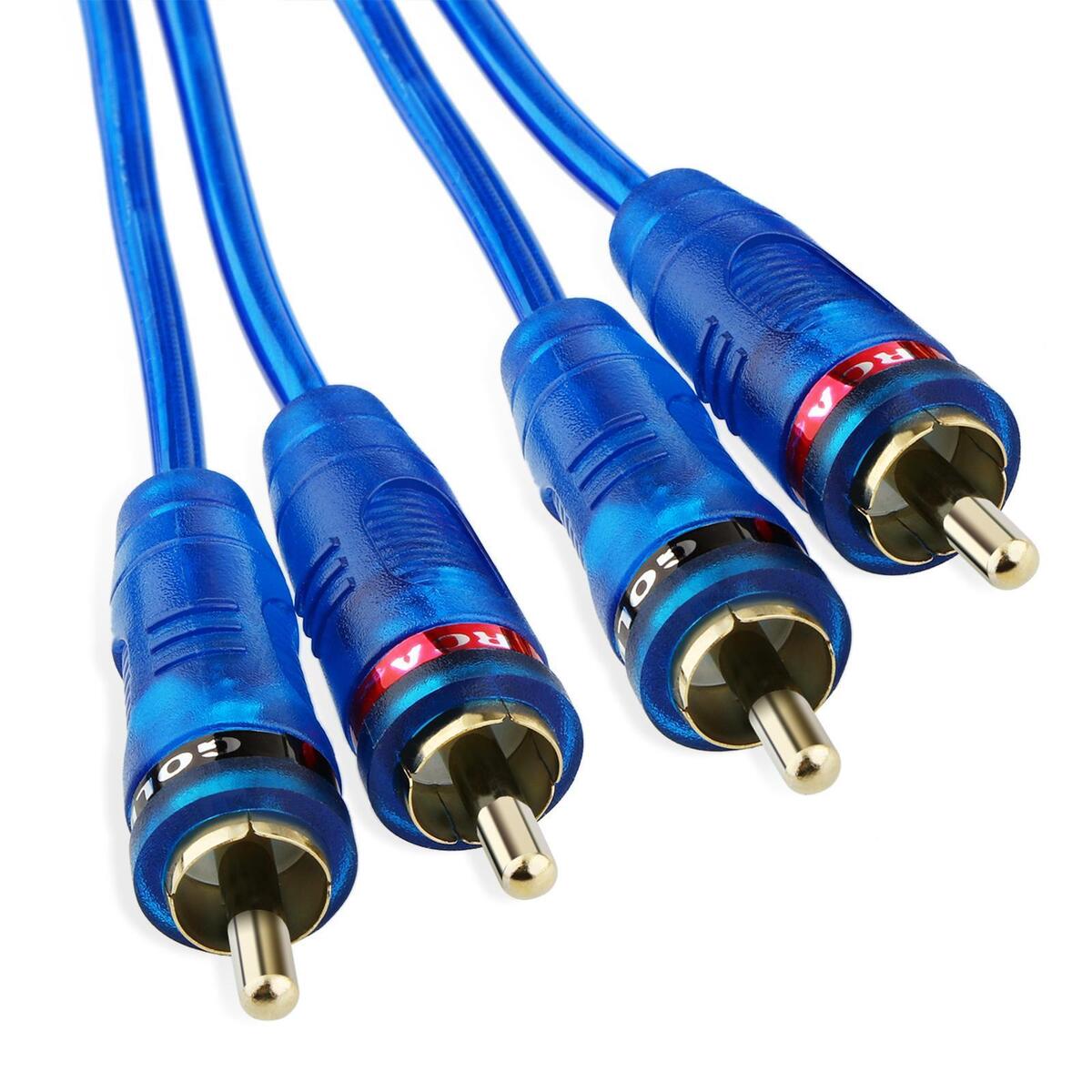 4Channel Audio 4RCA to 4RCA Ground Loop Isolator Noise Audio Filter Stereo