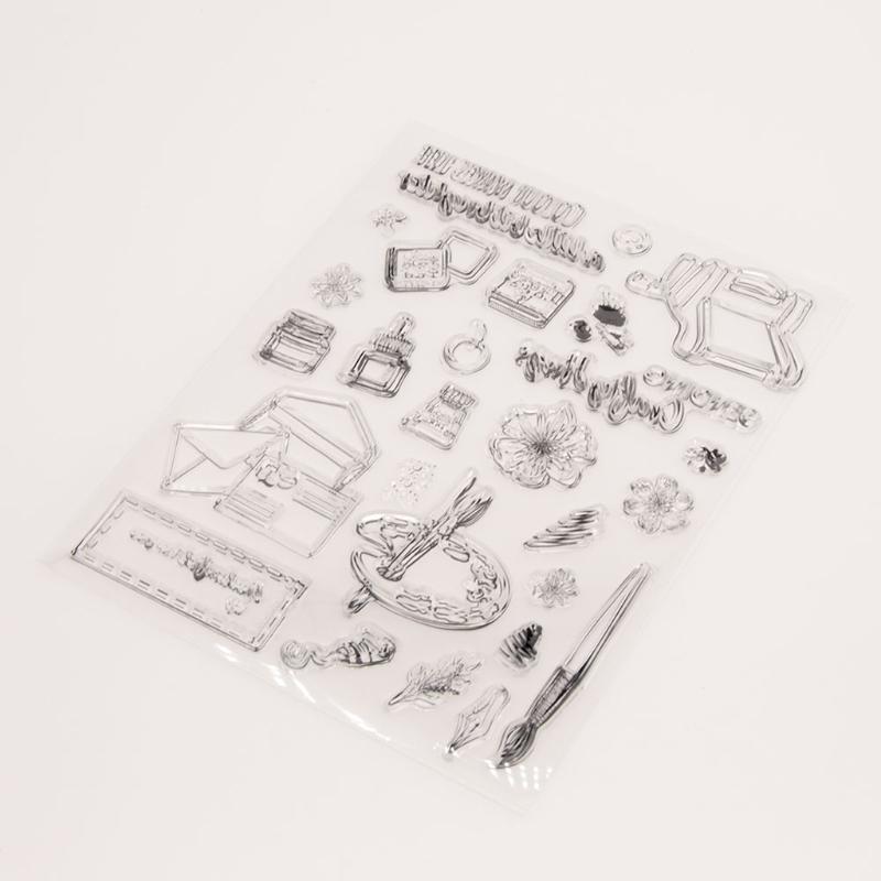Stationery Silicone Clear Seal Stamp DIY Scrapbooking Embossing Photo Album Card