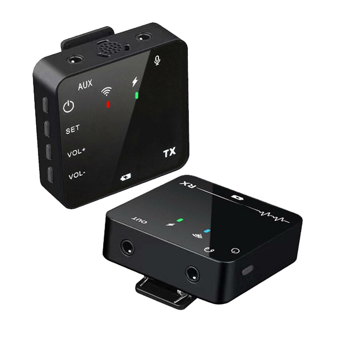 Lavaliered styleed style Microphone RF Launcher Receiver 50M  for Smartphones