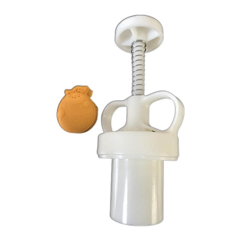 Plastic Material Mooncake Molds Stamp Moon Cake Mould Fruit Orange Shaped Moulds