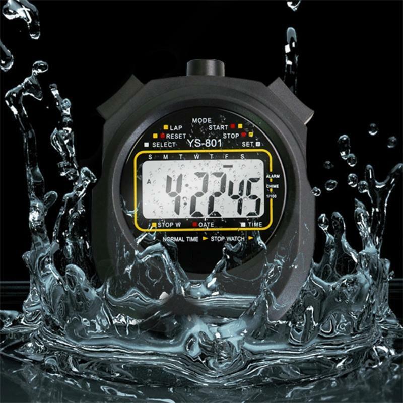 Waterproof Sports Referee Stopwatch Timer Fitness Running Track & Field Trainig